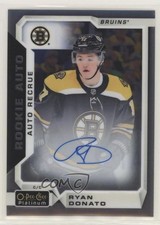 2018 O-Pee-Chee Platinum Rookie Autos 2019-20 Update Ryan Donato #R-RD Auto 8tn