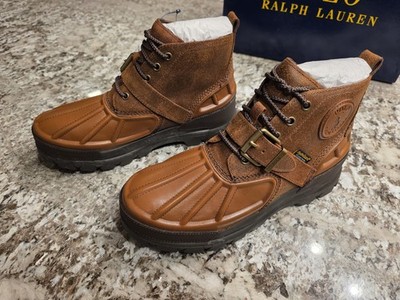 Polo Ralph Lauren Oslo Leather Nubuck Waterproof Duck Boot- Size 8.5