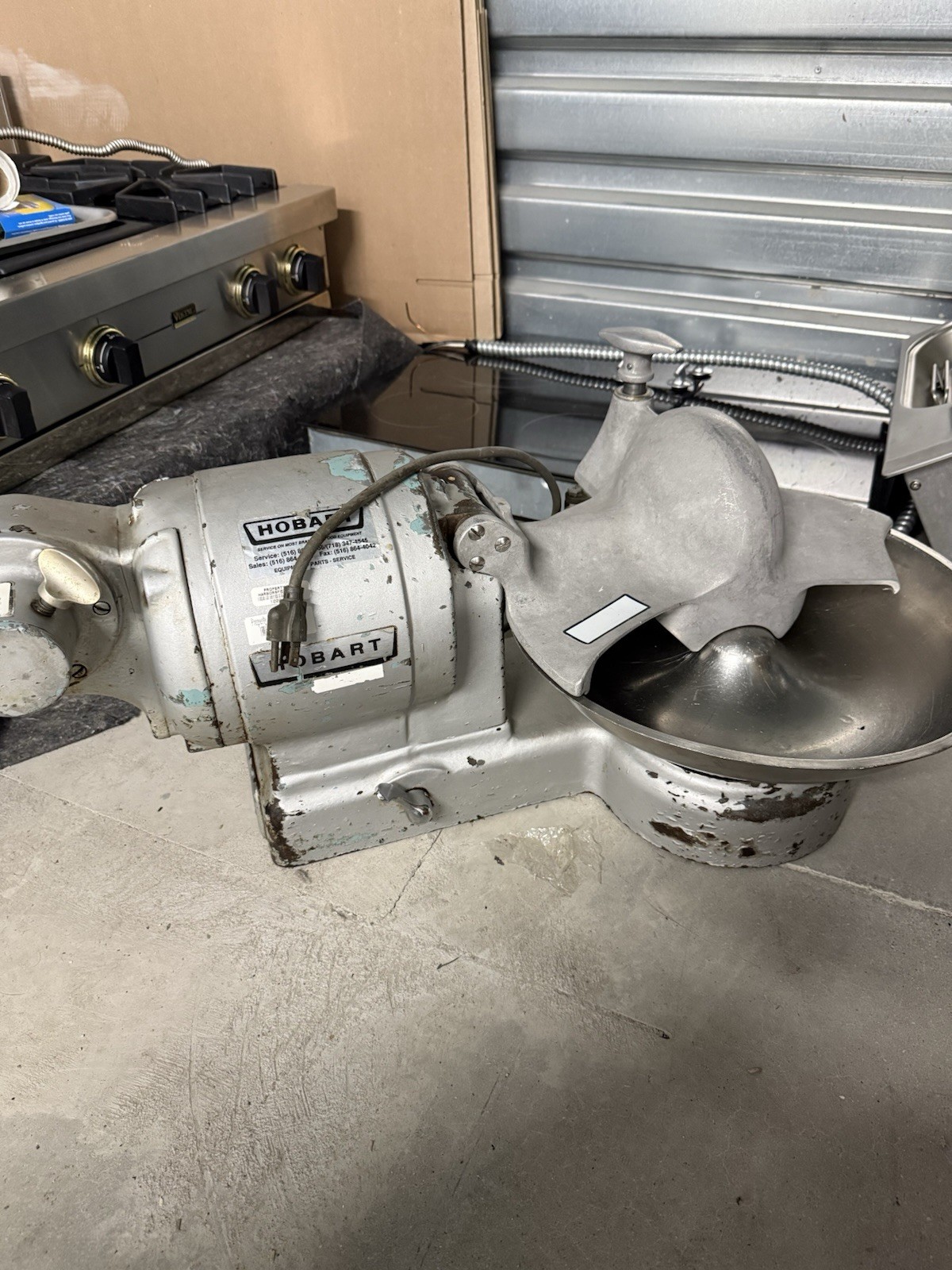Hobart 84142 Buffalo Food Chopper 15" Bowl 115 Volts - 5.2 AMP - Tested Working