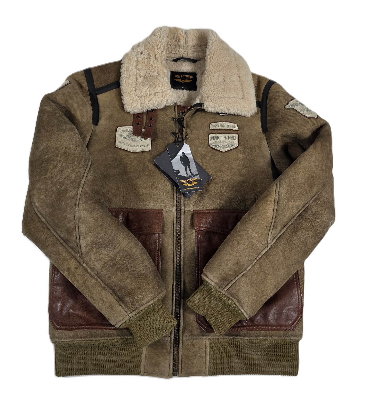 PME Legend Voices PLJ2409713-8225 Leather Jacket Leather Jacket Size M B2