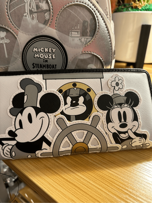 Disney Mickey Mouse Steamboat Willie Loungefly Mini Backpack  display picture 3