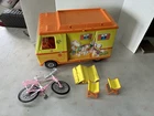 Vintage 1970 Mattel Barbie Country Camper W/ Original Box + 2 chairs