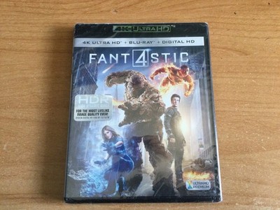 Fantastic Four 2015 4K Ultra HD/Blu-Ray/Digital Brand New Factory Sealed