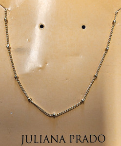 Authentic Juliana Prado 18K Gold Plated Alicia Satellite Necklace 14"+2"