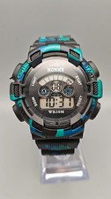 Honhx WR30M Herren Armbanduhr 50mm Farbe Schwarz Quartz Kautschuk (Silikon)