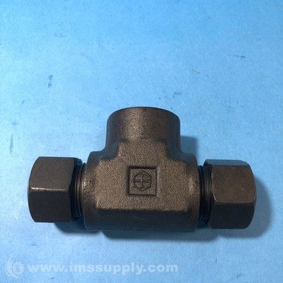 KTH20-060CE Steel Pipe Use Biting Fitting, Tee Center Nipple USIP