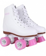 Chicago Skates Girls Rink Roller Skate - White Youth Quad Skates