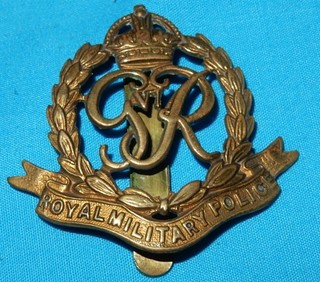 1936 1946 CORPS OF MILITARY POLICE REGIMENT BRITISH ARMY ORs CAP BADGE GEORGE VI