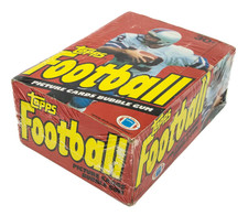 1981 Topps Football Wax Box