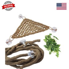 Bearded Dragon Hammock, Bearded Dragon Tank Accessories, Jungle Climber Vines...