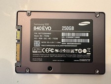 Samsung 840 EVO 250GB SATA III 2.5" SSD MZ-7TE250 - Used, Fully Tested