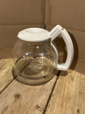 DeLonghi 12 Cup Coffee Maker DC59TW White Glass Carafe