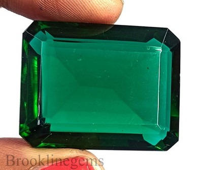 60.00 Ct Natural Green Emerald Emerald Cut EGL Certified Loose Gemstone 6DJL