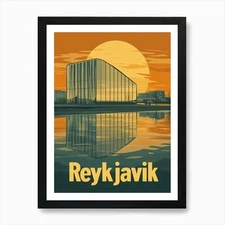 Aihrgdesign A Mid Century Modern Tr Framed Wall Art Poster Canvas Print Picture