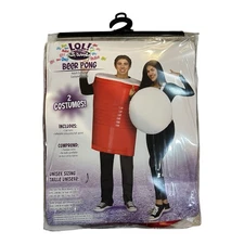 Beer Pong - Tunic - Inflatable Ball - 2 in 1 - Couples Costumes - Adult One Size