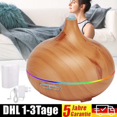 Aroma Diffuser 500ml Ultraschall Aromatherapie Diffusor für ätherische Öle Büro