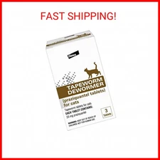 Elanco Tapeworm Dewormer (3 praziquantel tablets) for Cats & Kittens 6 Weeks & O