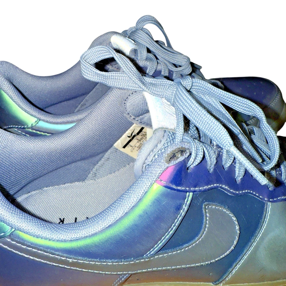 Nike Air Force 1 07 LV8 PARA HOMBRES 9 SEMINUEVOS Iridiscente 718152-019 Zapatos/Zapatillas Foto 4 de 4