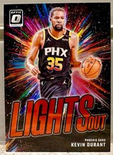 JERSEY # MATCH! 2024-25 Donruss Optic Lights Out Kevin Durant 35/99! ROCKETS!
