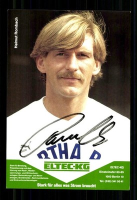 Helmut Rombach Autogrammkarte Hertha BSC Berlin 1989-90 Orig Sign ## G 52321