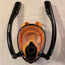 Swimming Anti Fog Full Face Snorkeling Mask Double Breath Tube Diving Snorkel