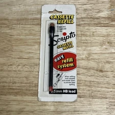 Rare Vintage Cassette Scripto Lead Refill Sealed 0.5mm B1159C B1259C