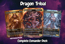 Dragon Tribal Anime Waifu Commander Deck | 10...