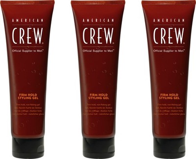 American Crew Firm Hold Styling Gel 3x250 ml