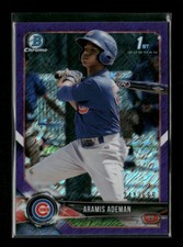 2018 Bowman Chrome #BCP191 Aramis Ademan Prospects Purple Shimmer #/655