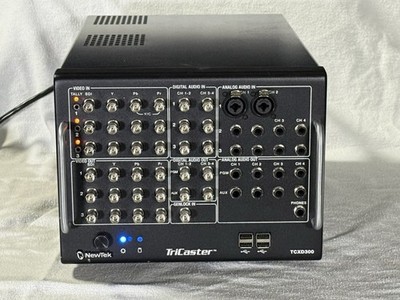 NewTek TriCaster TCXD300 Live Production Switcher W/ Power Cable And Manual