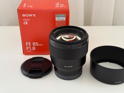 Sony FE 85mm F1.8 SEL85F18 E-Mount Vollformat Objektiv Portrait Full Frame