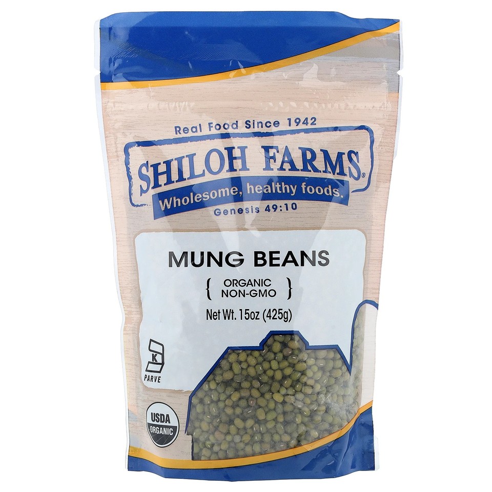 Organic Mung Beans, 15 oz (425 g)