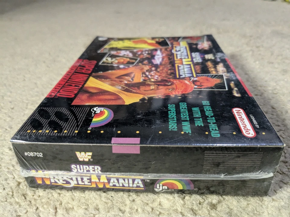 ^Brand New Sealed*  WWR Super Wrestle Mania (Super Nintendo SNES 1992)  Rare - Image 4 of 4