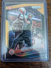 2025 Panini Prizm WNBA Rayah Marshall RC Black Gold Prizm /5 Connecticut Sun