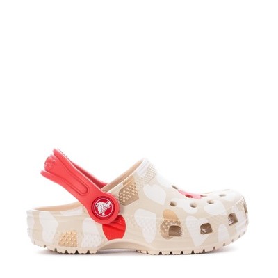 Crocs Toddlers Classic Clogs - Beige/Pink/Red