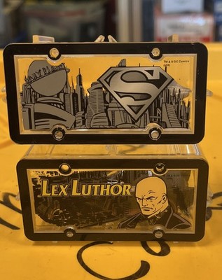 Hot Wheels Park  n Plate Car Case Superman & Lex Luthor. (  T 15 )