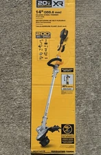 NEW DCST922B DeWalt 20V MAX XR Brushless Folding String Trimmer NIB TOOL ONLY