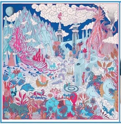 Carré Foulard Hermès / Hermès Schal / «Cosmographia Universalis» von Jan Bajtlik