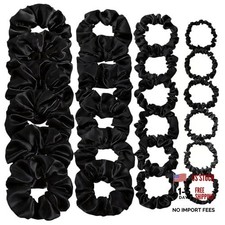 24 Pcs Hair Ties Scrunchies for Women - Big Satin Scrunchie for Mixed Colors - 2