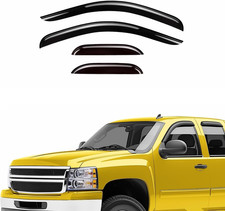 Extra Durable Window Deflectors Tape-On Window Visors Rain Guards Fit for Chevro