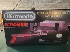 Nintendo Entertainment System Action Set NES Complete CIB Console Tested