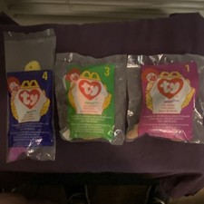 Ty Beanie Babies McDonald's 1999 Lot of 3 Sealed Happy Meal Toys