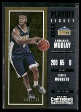 2017-18 Panini Contenders #93 Emmanuel Mudiay Playoff Ticket #/249