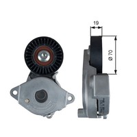 Gates Riemenspanner, Keilrippenriemen T39355 Passend FüR Subaru Toyota