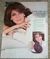 1986 ad page - Cover Girl make-up cosmetics - JENNIFER O'NEILL beauty PRINT AD