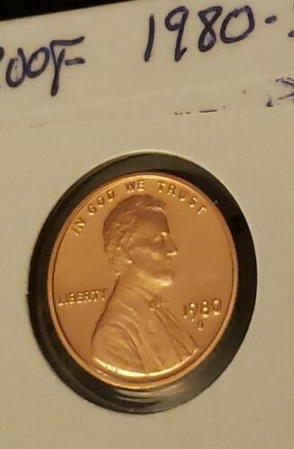 1980er Jahre Lincoln Cent EDELSTEIN DCAM-PROOF - Bild 3 von 6