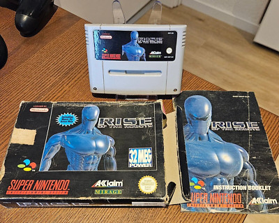 Rise of the Robots Super Nintendo, SNES - Spiel + OVP + Anleitung