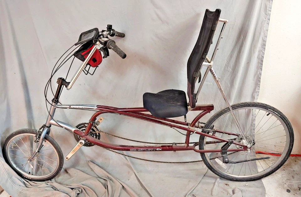 Sun EZ Sport ZX Recumbent Long Wheel Base Cruiser Bike Adjustable Size 24 Speed! - Image 2 of 4