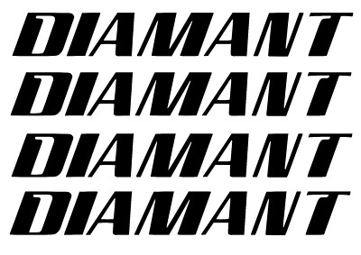 Diamant Fendt Motorhome Camper 4x Sticker Caravan Caravan Sticker.