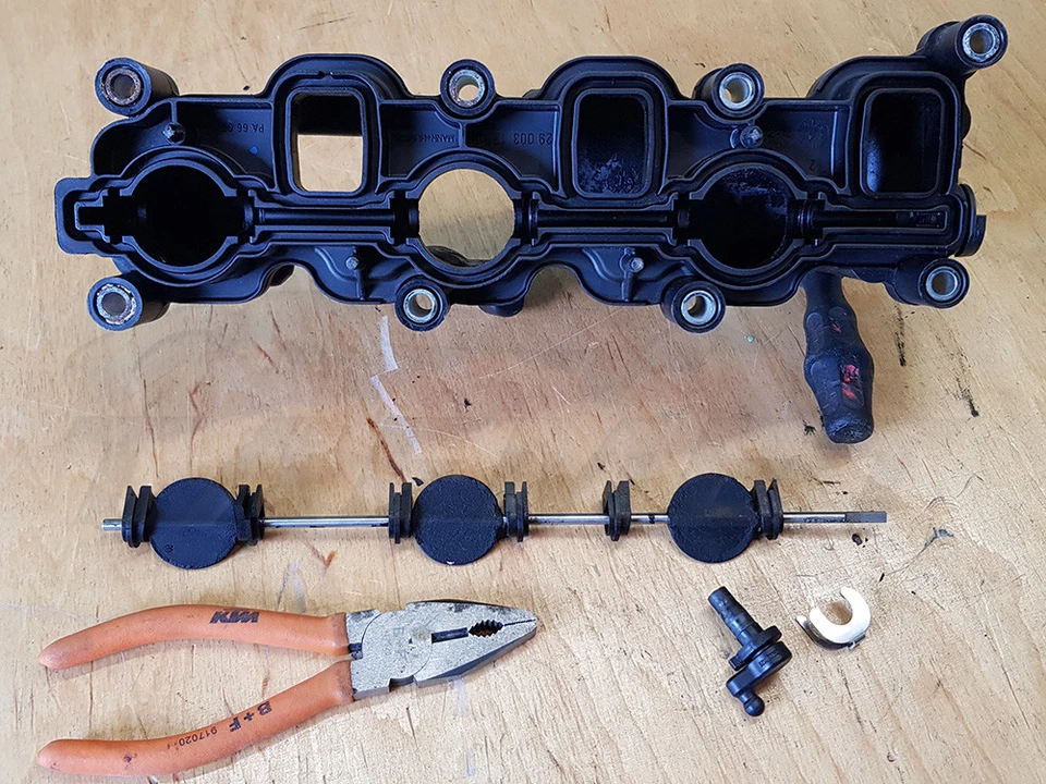 P2015 Kit de réparation clapets anti-retour Swirl Flap joint pour 2.7 3.0 TDI... - Photo 3/4